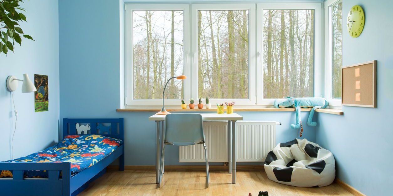 Updated paint in toddler bedroom