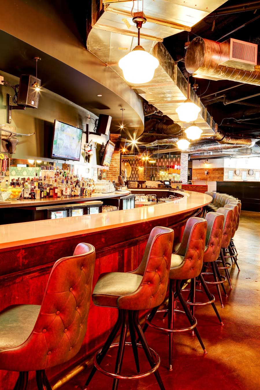Commercial restaurant bar renovation