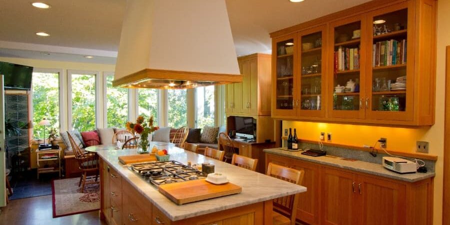 Kitchen With Recently Refinished Cabinets
